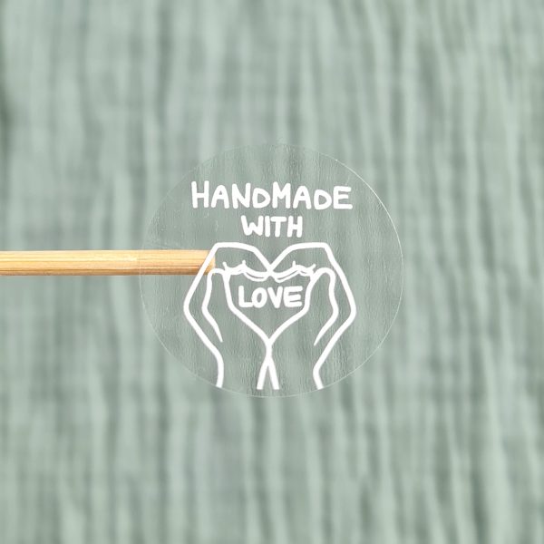 Handmade with Love Aufkleber – Bild 10