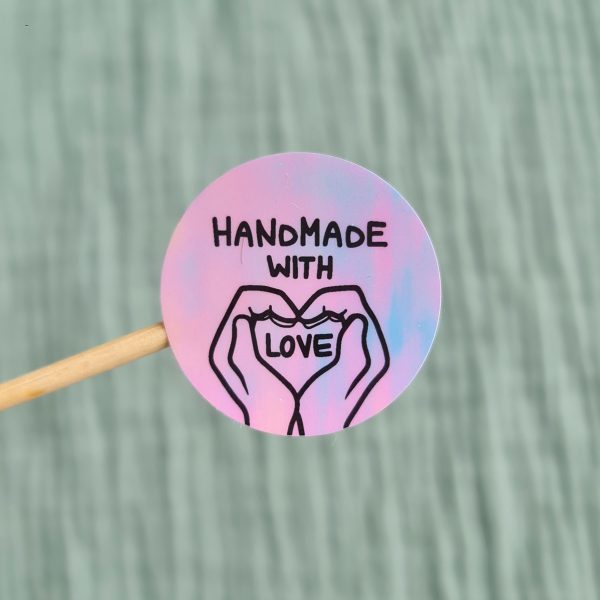 Handmade with Love Aufkleber – Bild 9