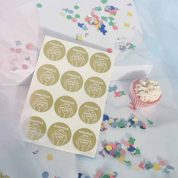 Handmade with Love Aufkleber – Bild 5